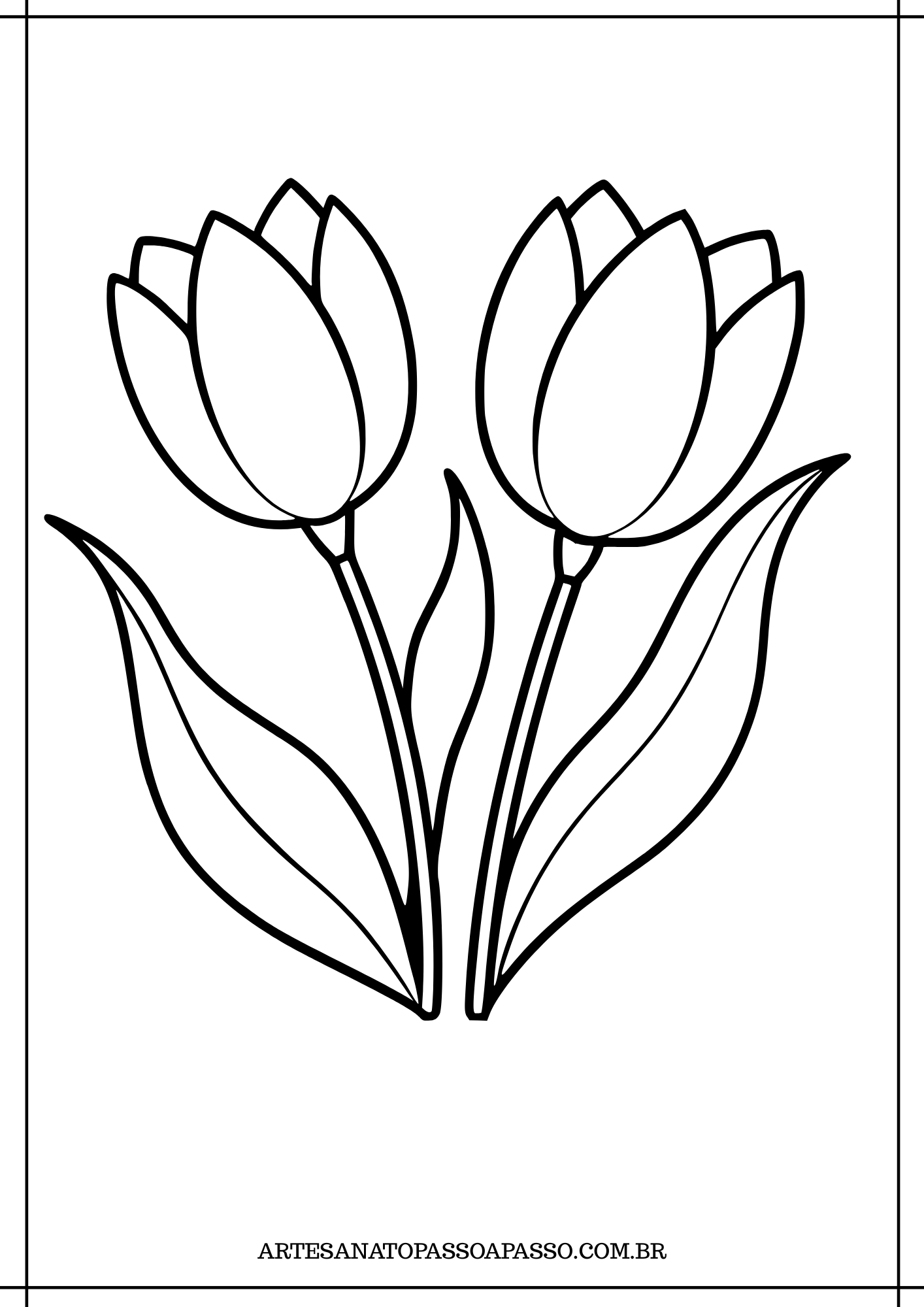 Desenhos de flores para colorir