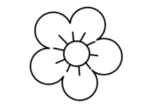 Desenhos de flores para colorir